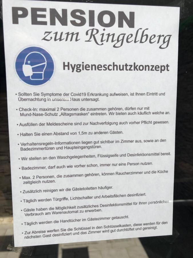Pension Zum Ringelberg Эрфурт Экстерьер фото